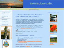 Tablet Screenshot of destinos-encantados.com